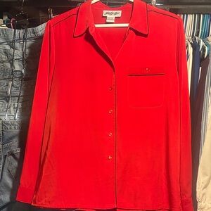 Yves St. Clair Red Blouse
